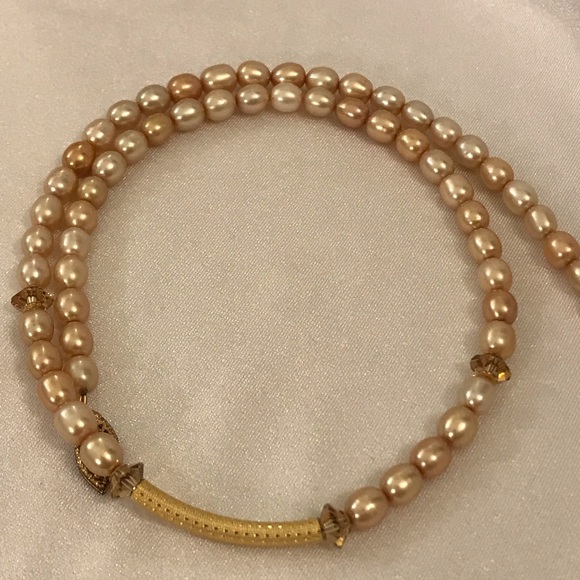 ⬇️ $148 💕Australian Pearl, Crystal Necklace - Picture 6 of 8